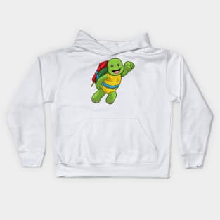 Turtle at Flying with Rocket Kids Hoodie